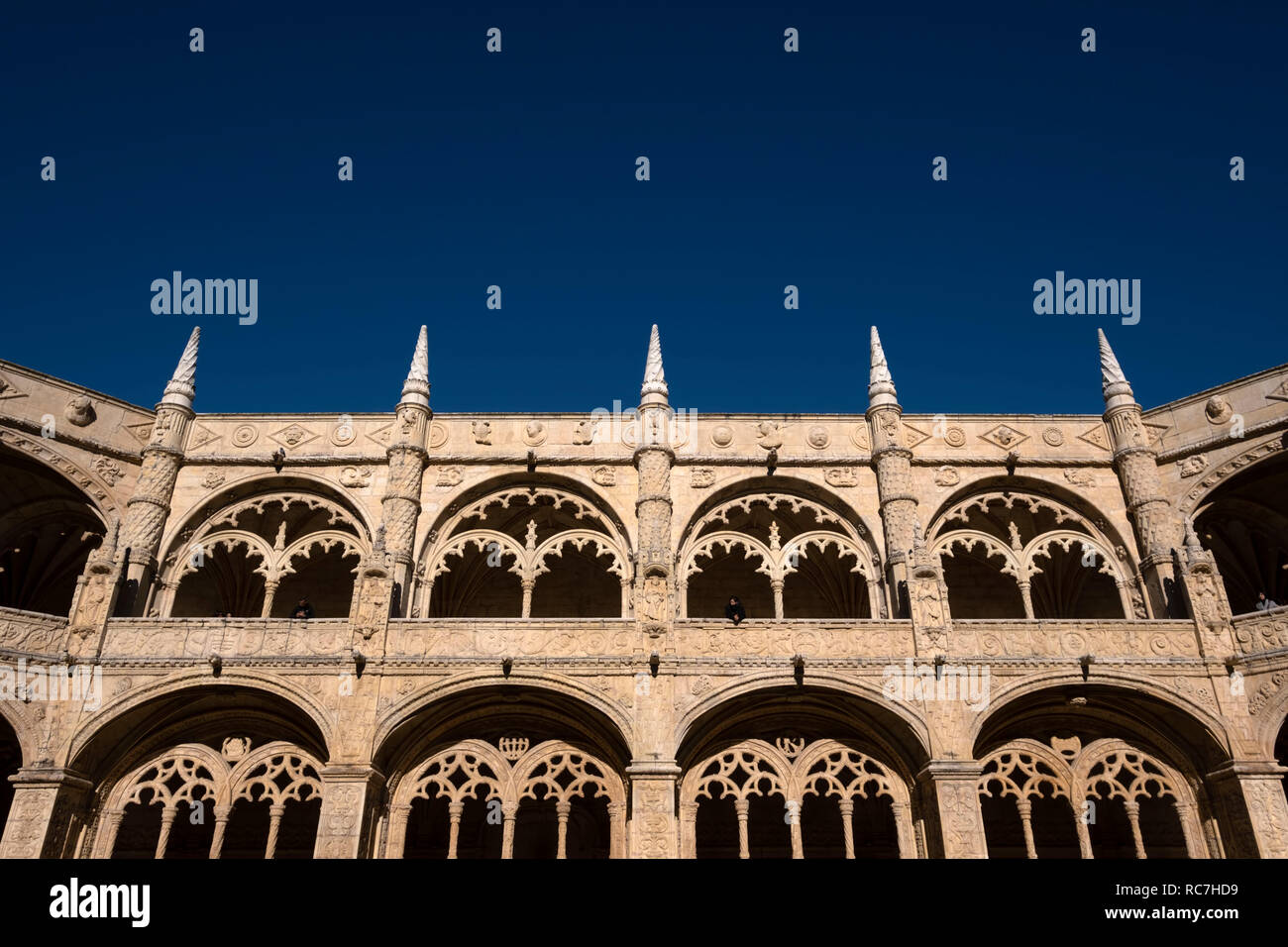 Monastère des Hiéronymites (Mosteiro dos Jerónimos), Lisbonne, Portugal Banque D'Images