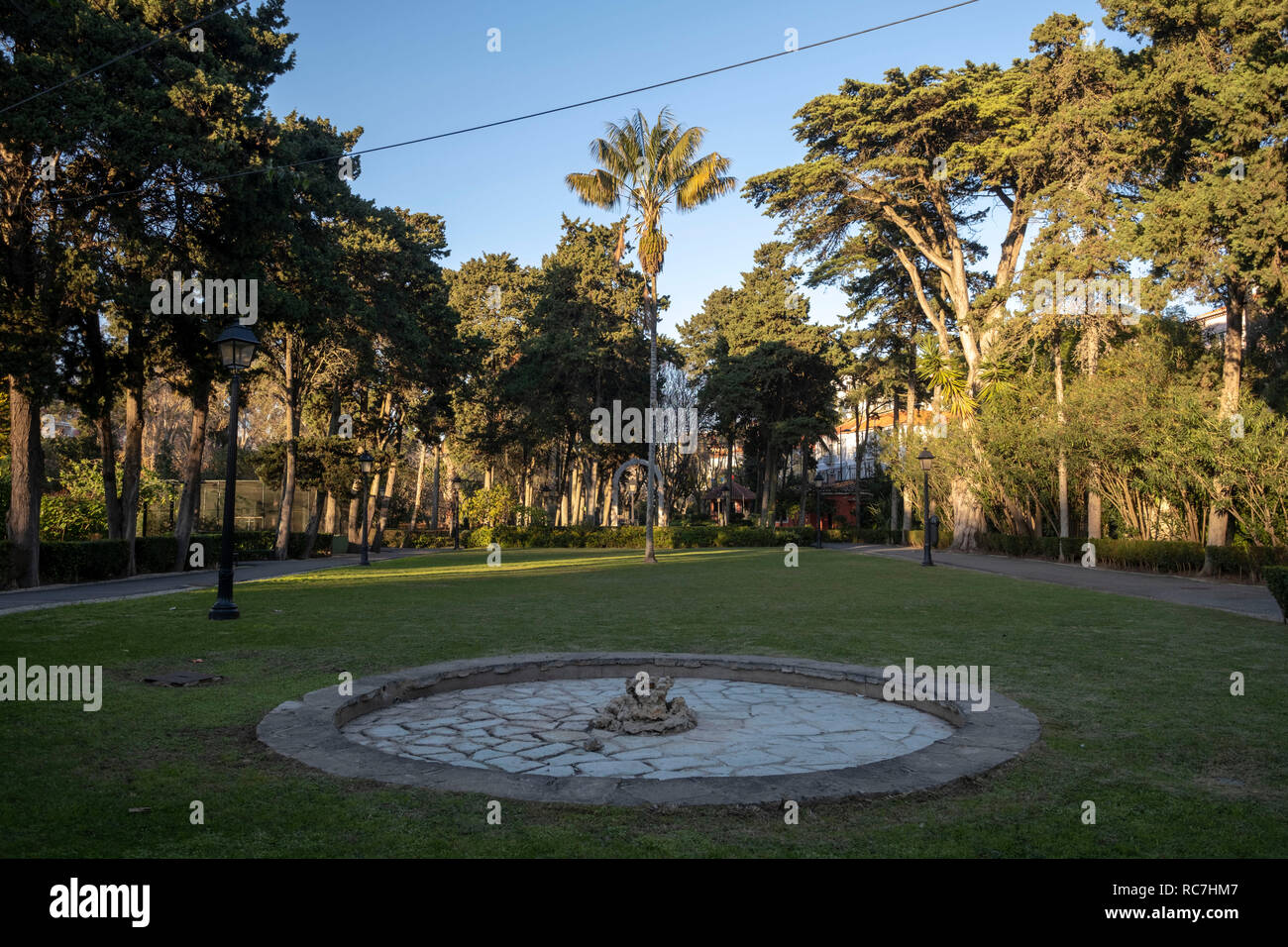 Jardin municipal à Oeiras, Portugal, Europe Banque D'Images