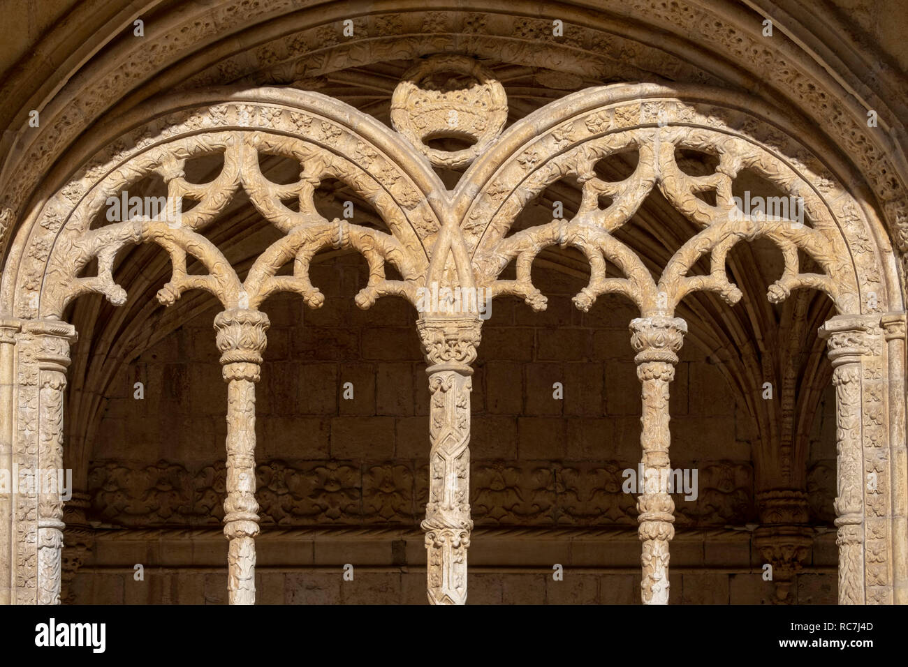 Monastère des Hiéronymites (Mosteiro dos Jerónimos), Lisbonne, Portugal Banque D'Images