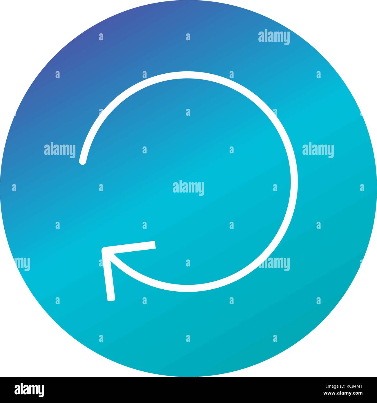 Vector Icône Actualiser Illustration de Vecteur