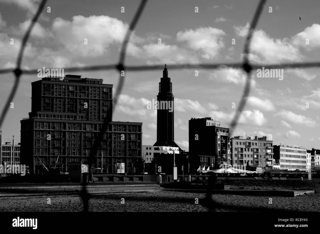 Le havre department Banque d images noir et blanc Alamy