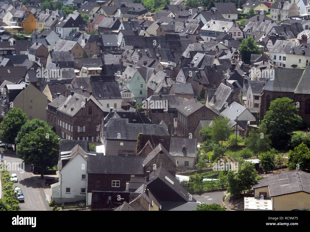 Rhénanie, Allemagne. Bremm Banque D'Images