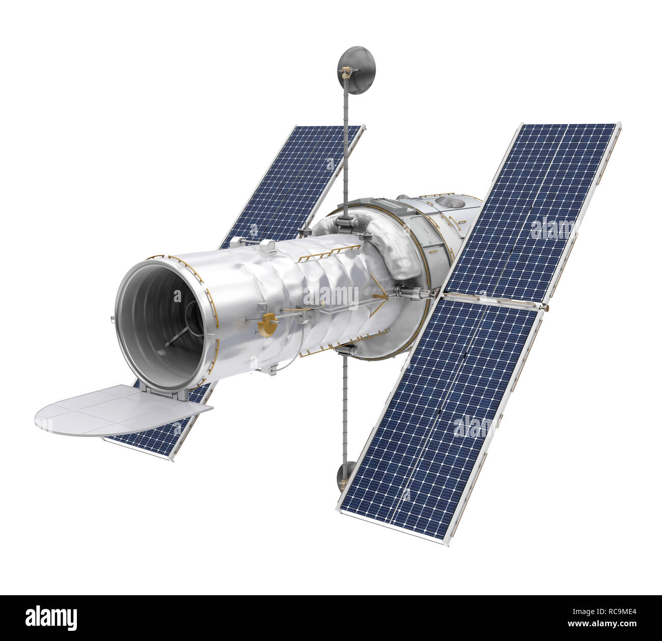 Télescope spatial Hubble Isolated Banque D'Images