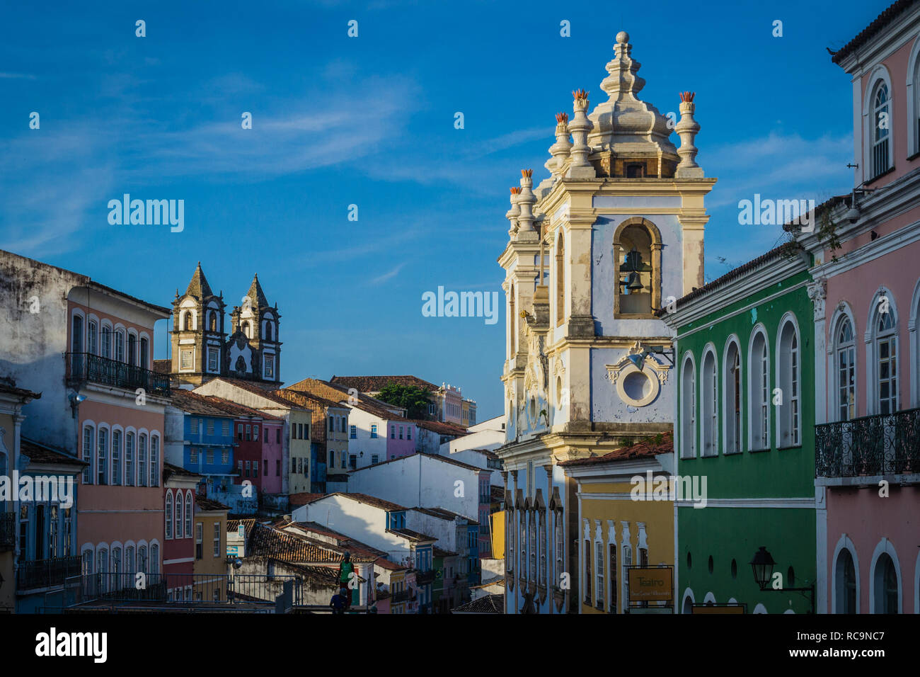Villes du Brésil - Salvador de Bahia, capitale de l'état Banque D'Images