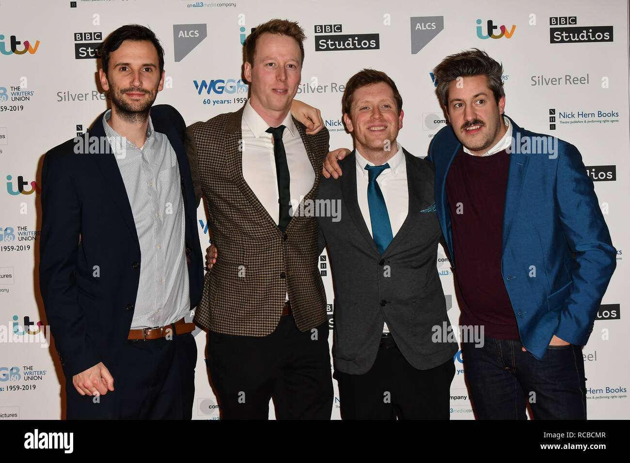 Londres, Royaume-Uni. 14 Jan, 2019. Assiste les candidats 2019 Writers' Guild Awards au Collège royal des médecins le 14 janvier 2019, Londres, Royaume-Uni : Crédit photo Capital/Alamy Live News Banque D'Images