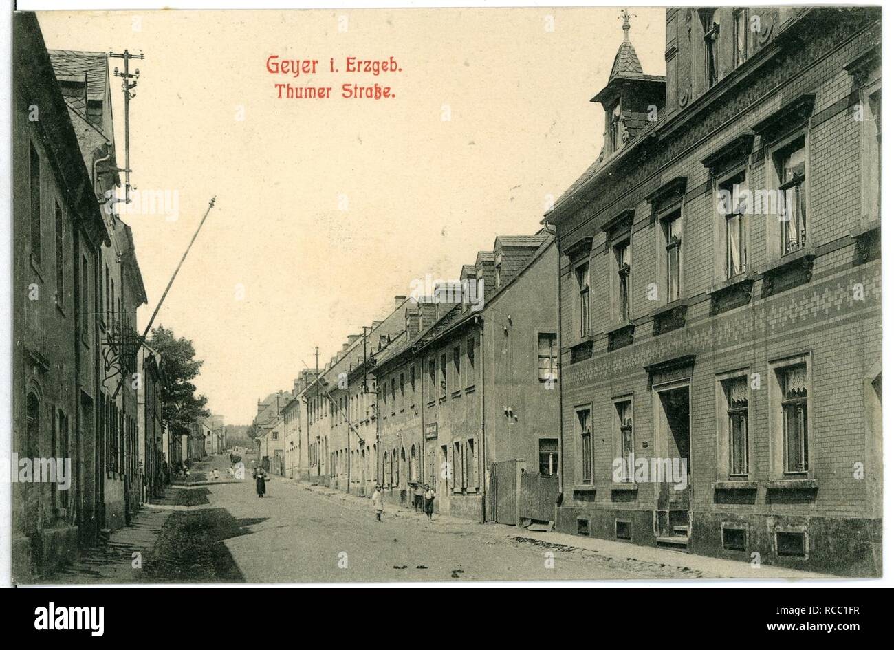 11118-Geyer-1910-Thumer Straße- Banque D'Images