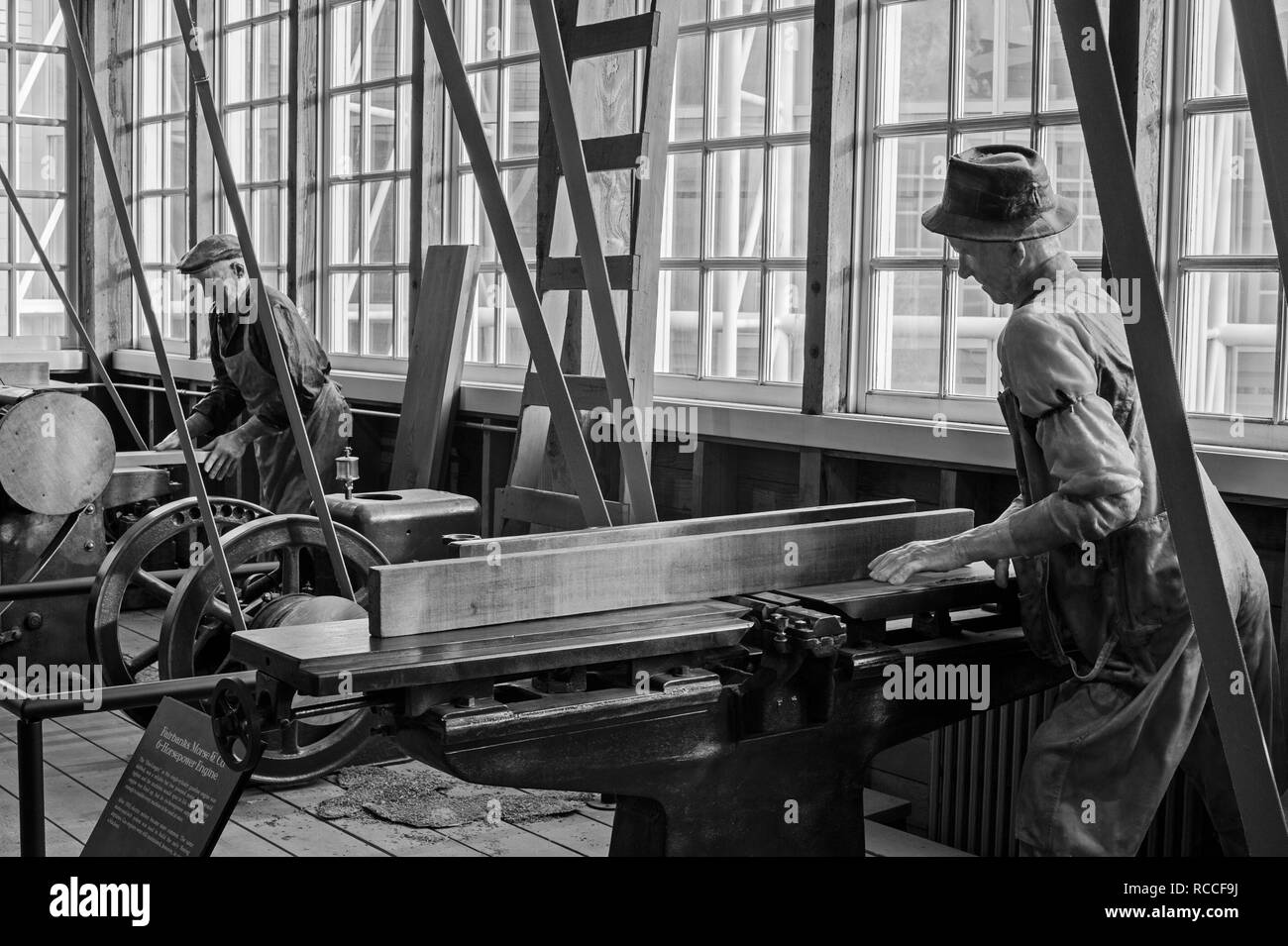 La Grange rouge est le berceau de la Boeing Airplane Company au Musée de l'aviation Banque D'Images