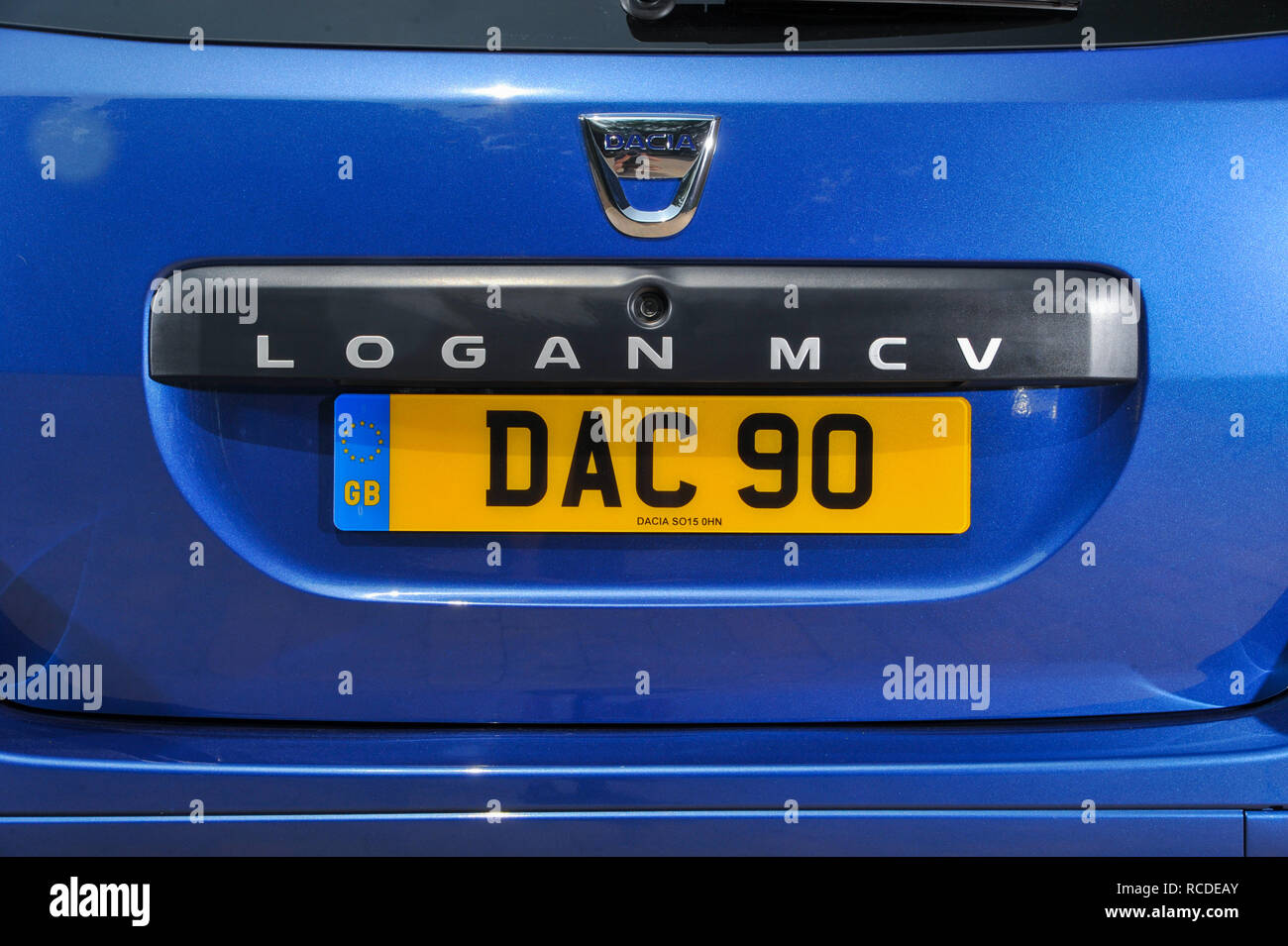2013 Dacia Logan MCV break budget Banque D'Images