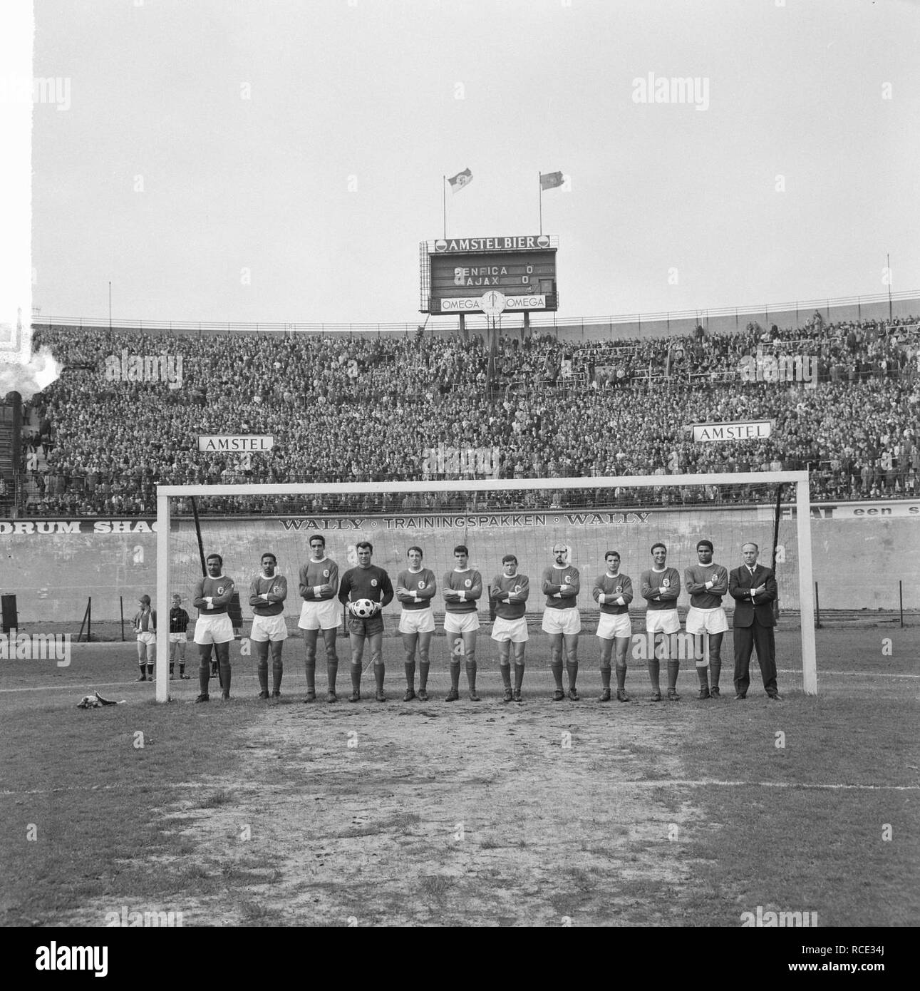 Ajax tegen Benfica 2-1, Benfica, Bestanddeelnr elftal 917-7455. Banque D'Images