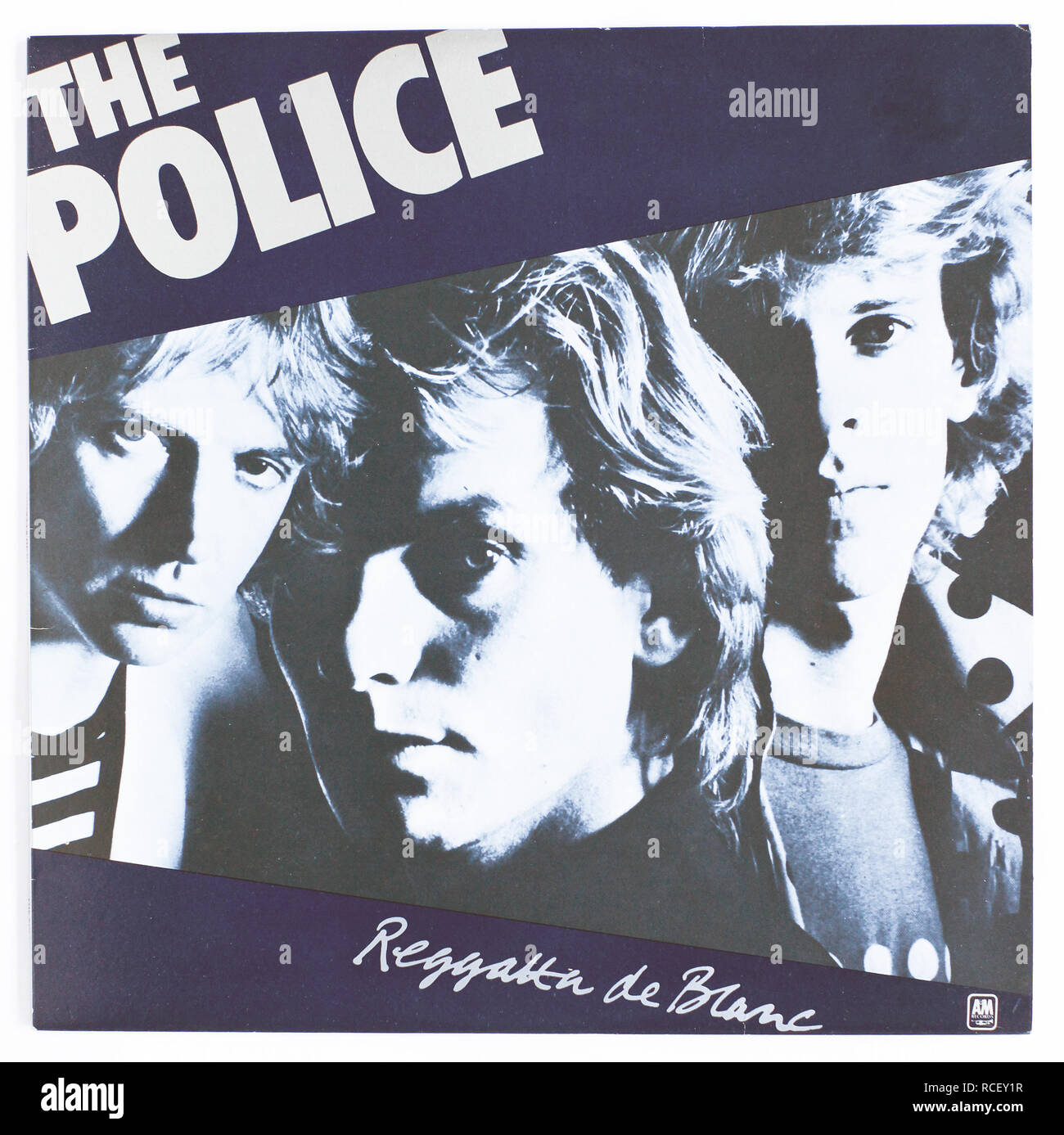 La couverture de la régate de blanc par la police. Album 1979 sur A&M Records - usage éditorial uniquement Banque D'Images