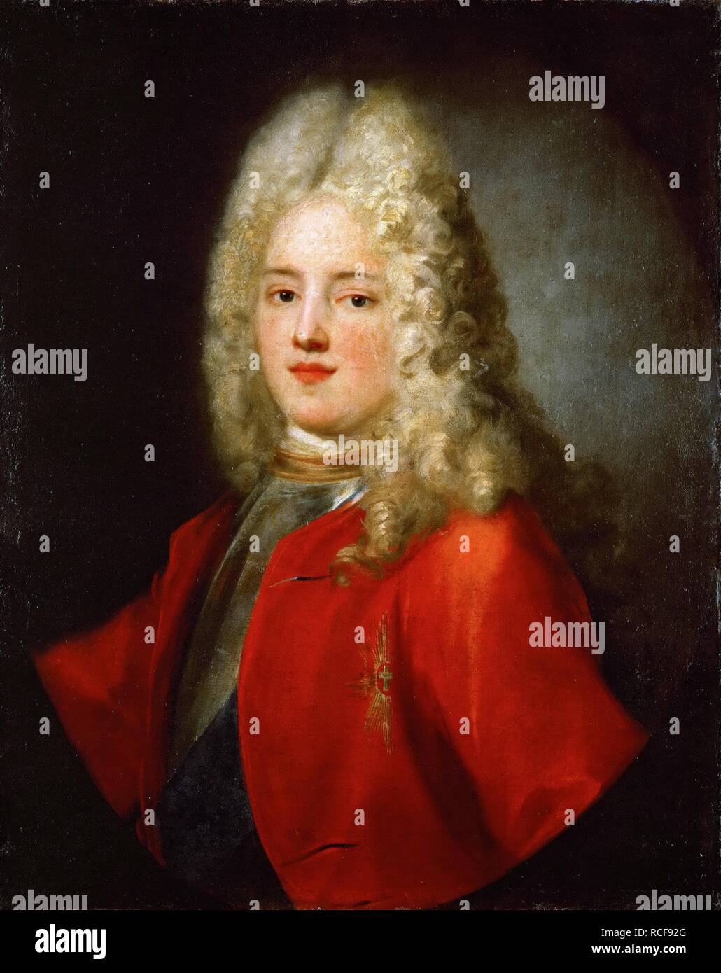 Portrait d'Auguste III de Pologne (1696-1763). Musée : l'histoire de l'Art Museum, Vienne. Auteur : Carriera, Rosalba Giovanna. Banque D'Images