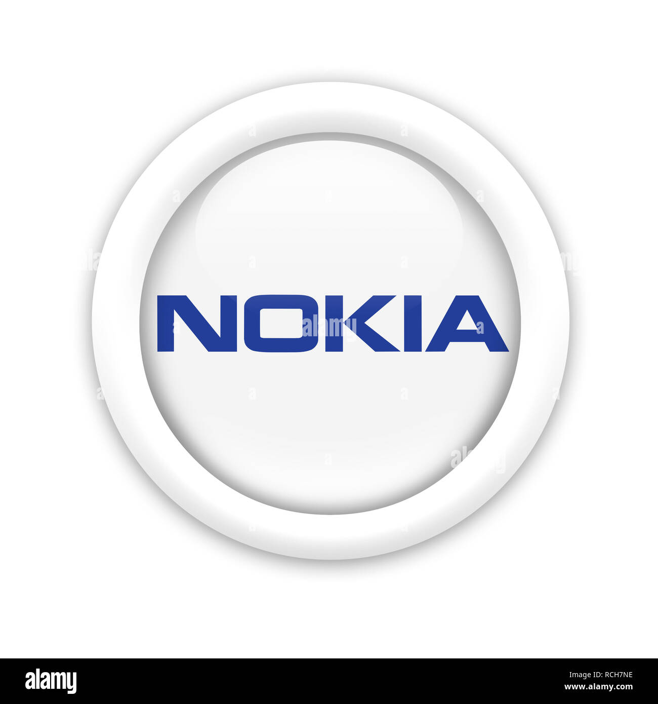 Logo de Nokia Banque D'Images
