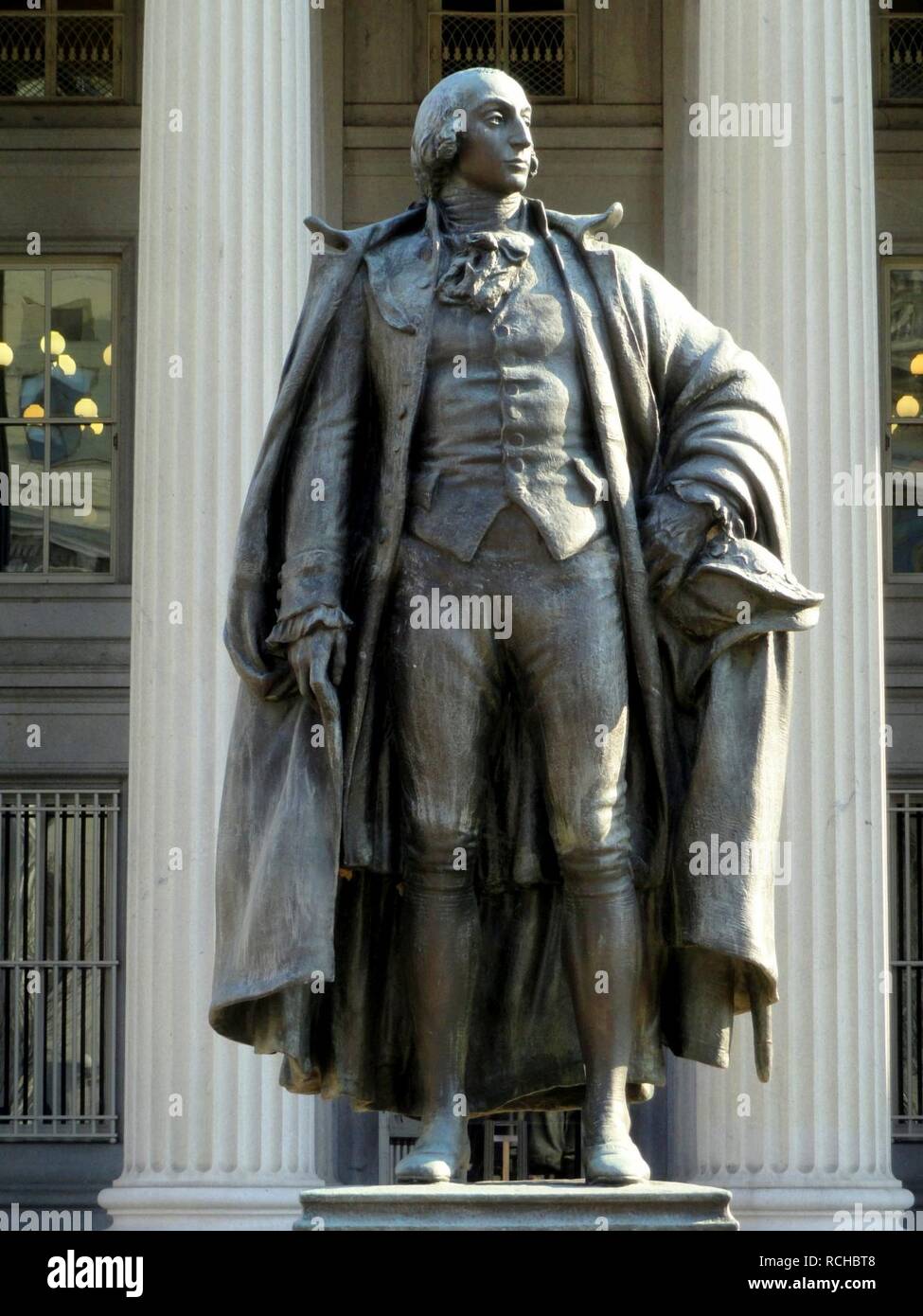 Albert Gallatin Statue (Washington, D.C.) Banque D'Images