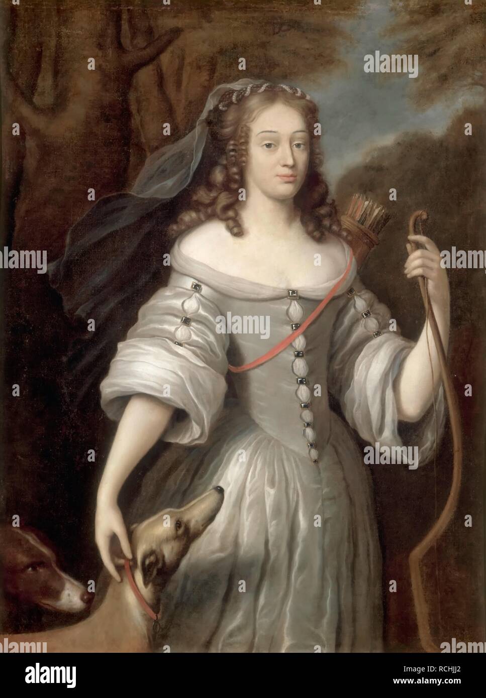 Louise de la Baume Le Blanc, Duchesse de La Vallière. Musée : Musée de l'histoire de la France, Le Château de Versailles. Auteur : LEFEBVRE, CLAUDE. Banque D'Images