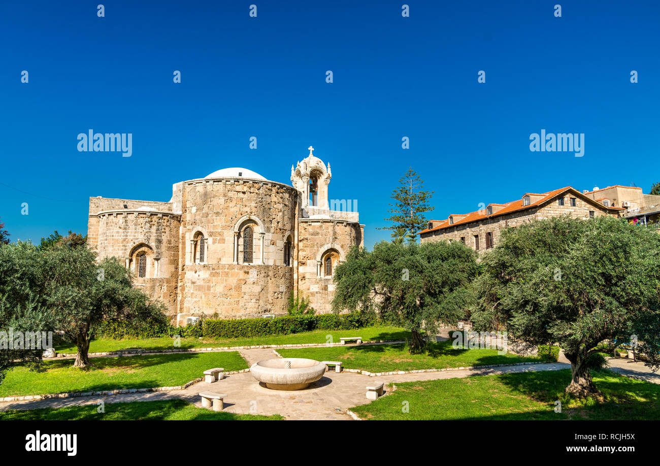 Église Saint Jean-Marc à Byblos, Liban Photo Stock - Alamy
