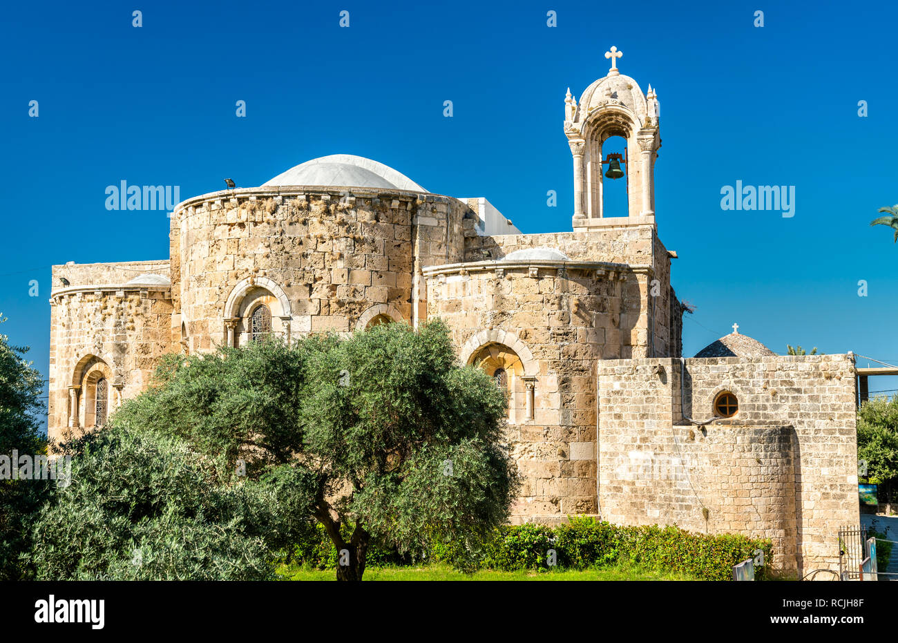 Église Saint Jean-Marc à Byblos, Liban Banque D'Images