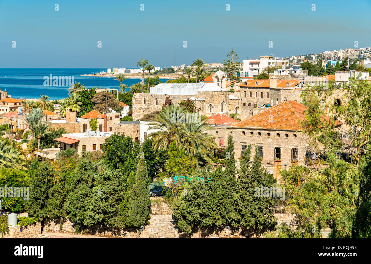 Église Saint Jean-Marc à Byblos, Liban Banque D'Images