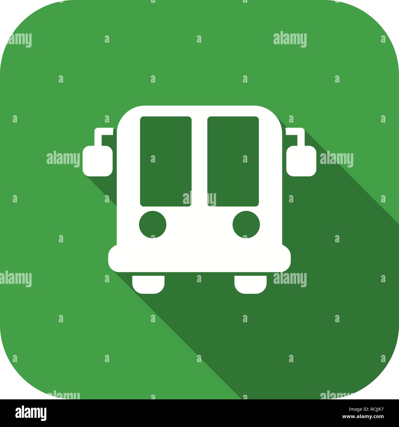 L'aéroport de vecteur Icône Bus Illustration de Vecteur