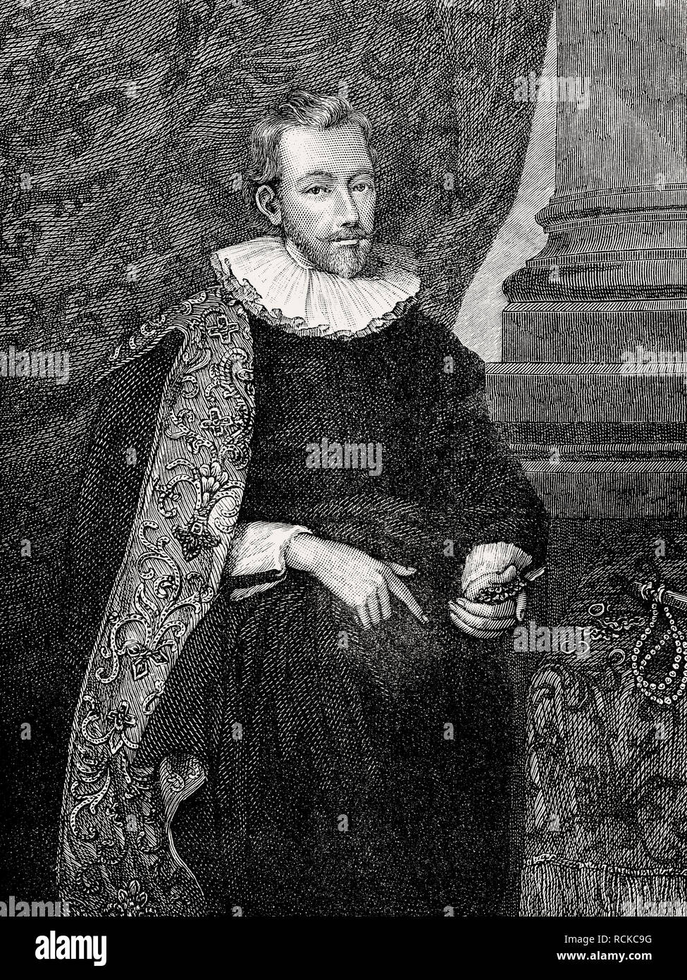 George Heriot, 1563 - 1624, orfèvre et philanthrope écossais Banque D'Images