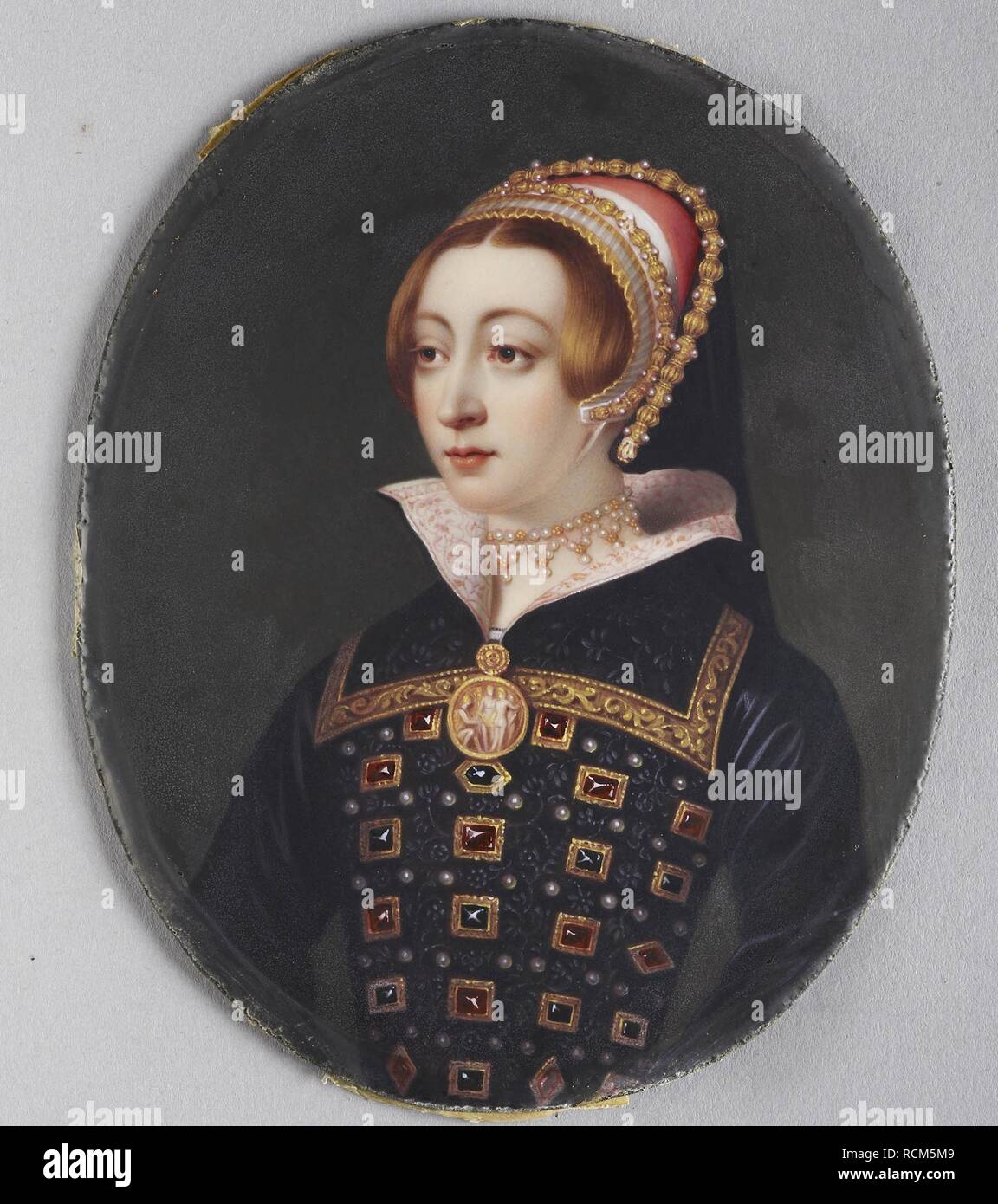Anne Boleyn. Musée : Royal Collection, Londres. Auteur : os, Henry Pierce. Banque D'Images