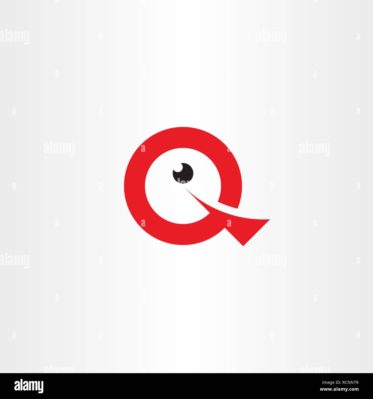 Lettre q sourire heureux face à l'icône vecteur logo design Illustration de Vecteur