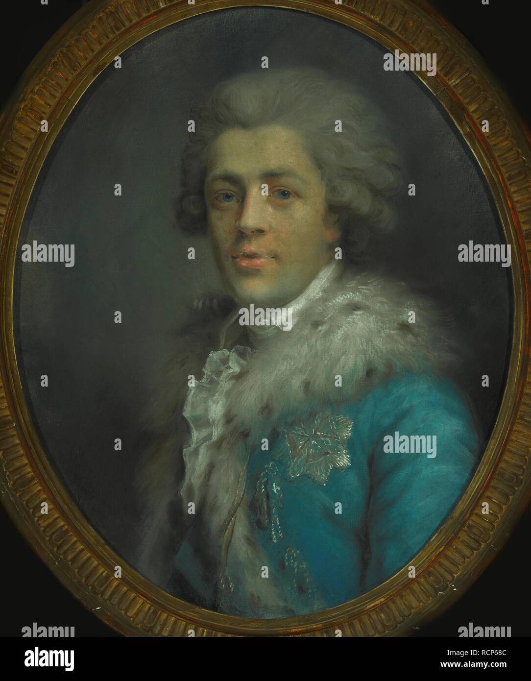 Portrait du Comte Roman Ignacy Franciszek Potocki (1750-1809). Musée : Musée du Palais de Wilanów. Auteur : Gault de Saint Germain (Rajecka), Anna. Banque D'Images
