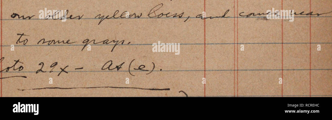 . Journal, Voyage en Europe, 1914 (1 sur 2). La botanique, la géologie. i4. Veuillez noter que ces images sont extraites de la page numérisée des images qui peuvent avoir été retouchées numériquement pour plus de lisibilité - coloration et l'aspect de ces illustrations ne peut pas parfaitement ressembler à l'œuvre originale.. Shimek, Bohumil, 1861-1937. Banque D'Images