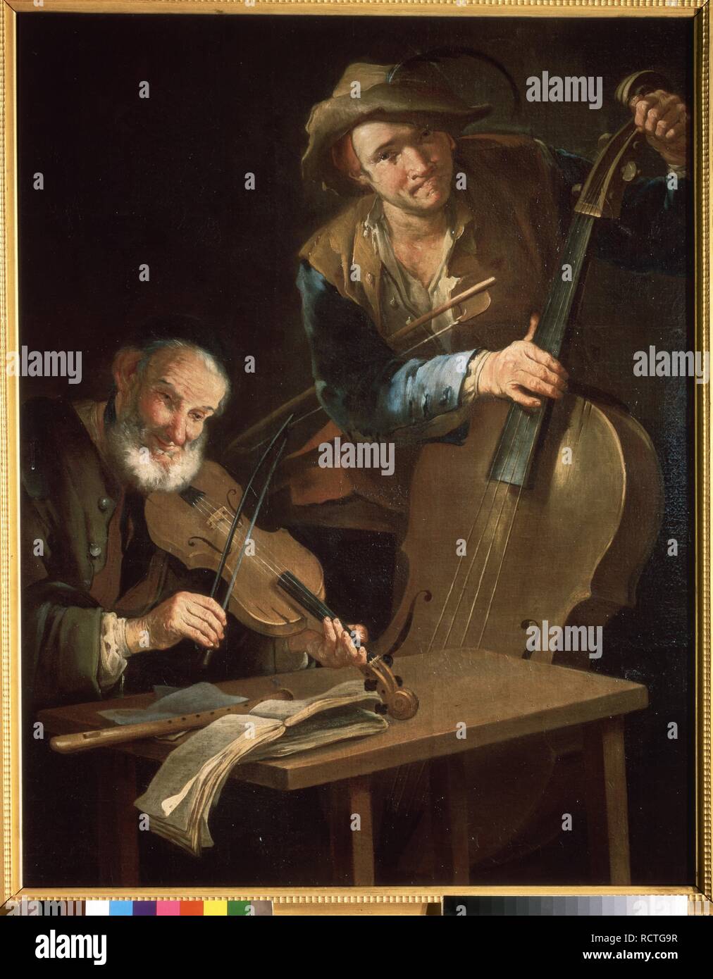 Les musiciens. Musée : l'État A. Musée des beaux-arts Pouchkine, Moscou. Auteur : GIACOMO FRANCESCO CIPPER,. Banque D'Images