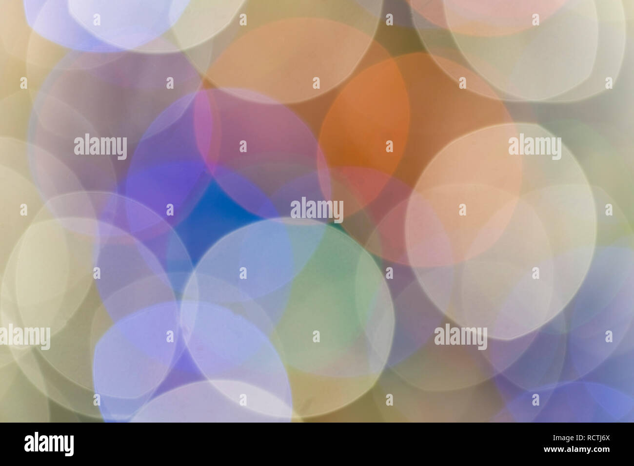 Colorful abstract , hors focus Cercles de lumière Banque D'Images