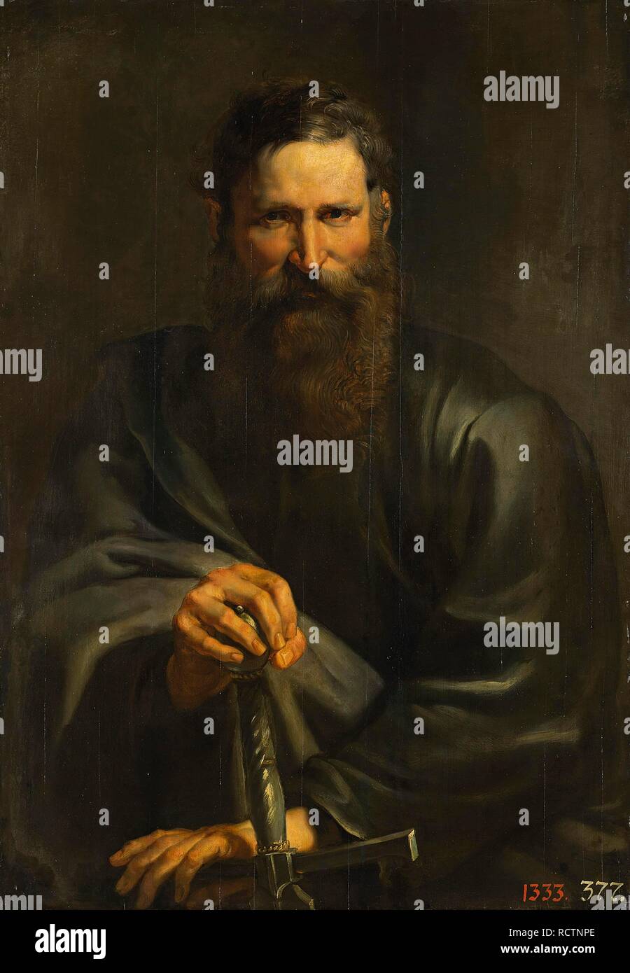 L'Apôtre Paul. Musée : Etat de l'Ermitage, Saint-Pétersbourg. Auteur : Rubens, Pieter Paul. Banque D'Images