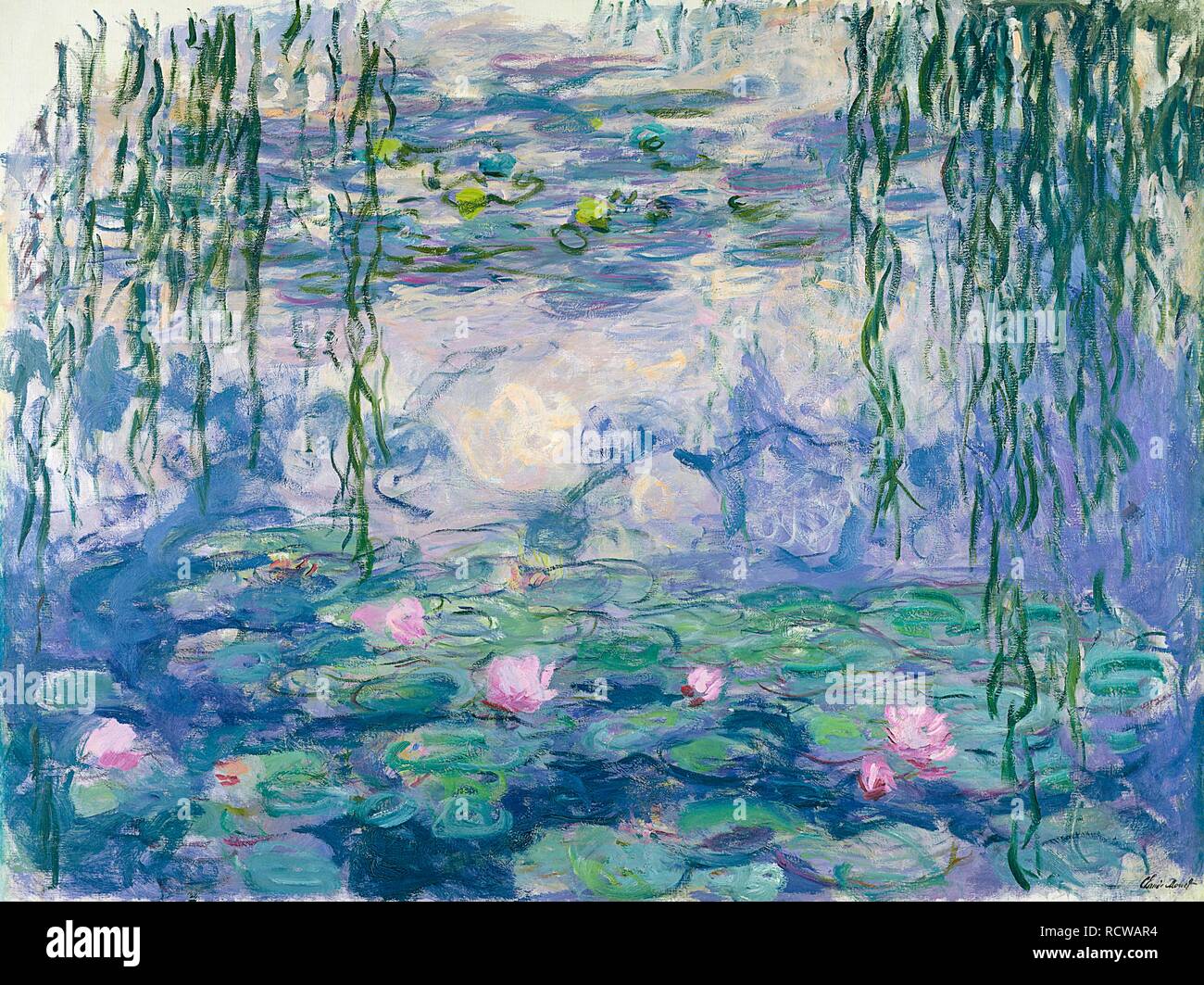 Nympheas claude monet ombre Banque de photographies et d’images à haute ...