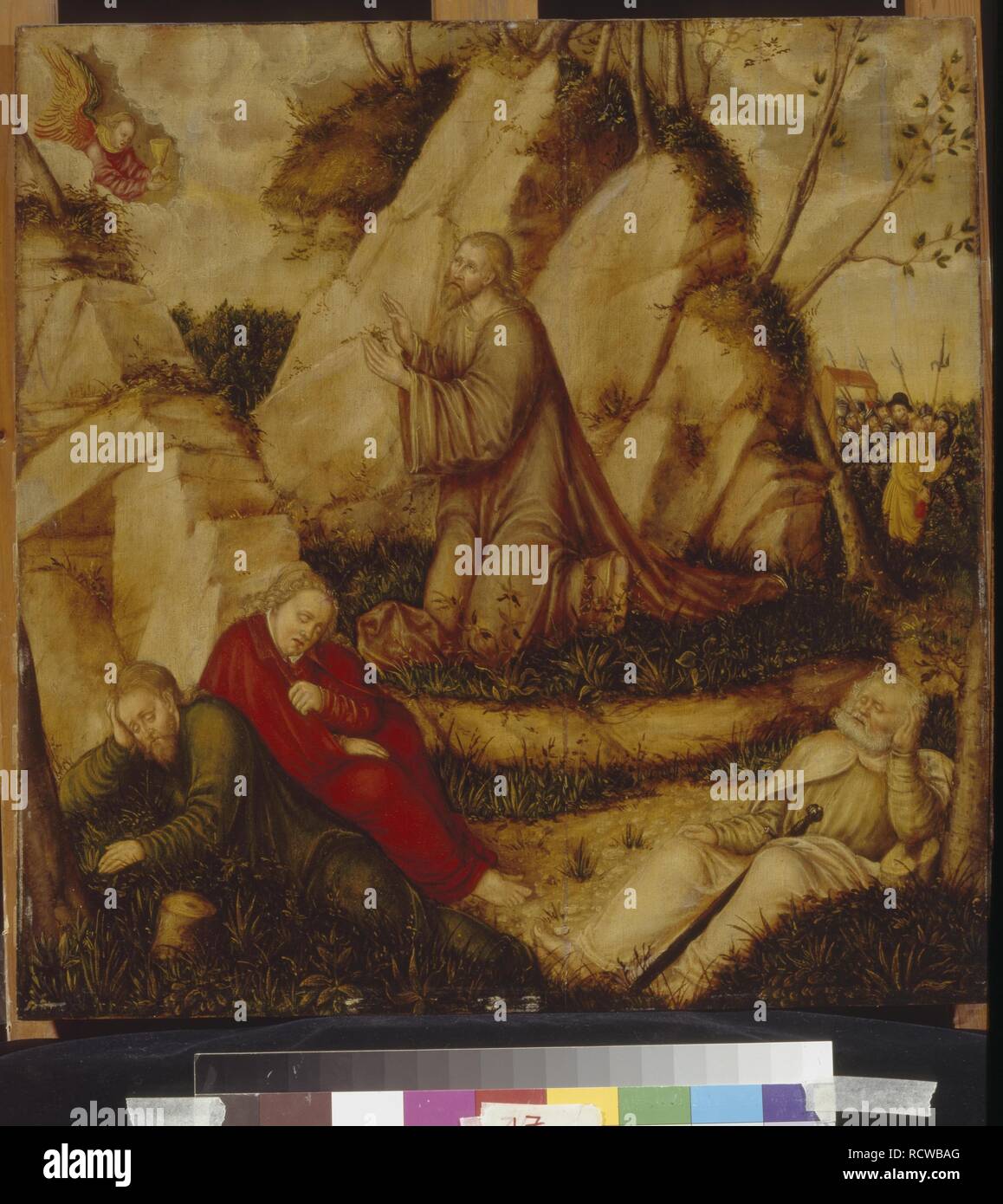L'agonie dans le jardin. Musée : l'État A. Musée des beaux-arts Pouchkine, Moscou. Auteur : Cranach, Lucas, l'Aîné. Banque D'Images