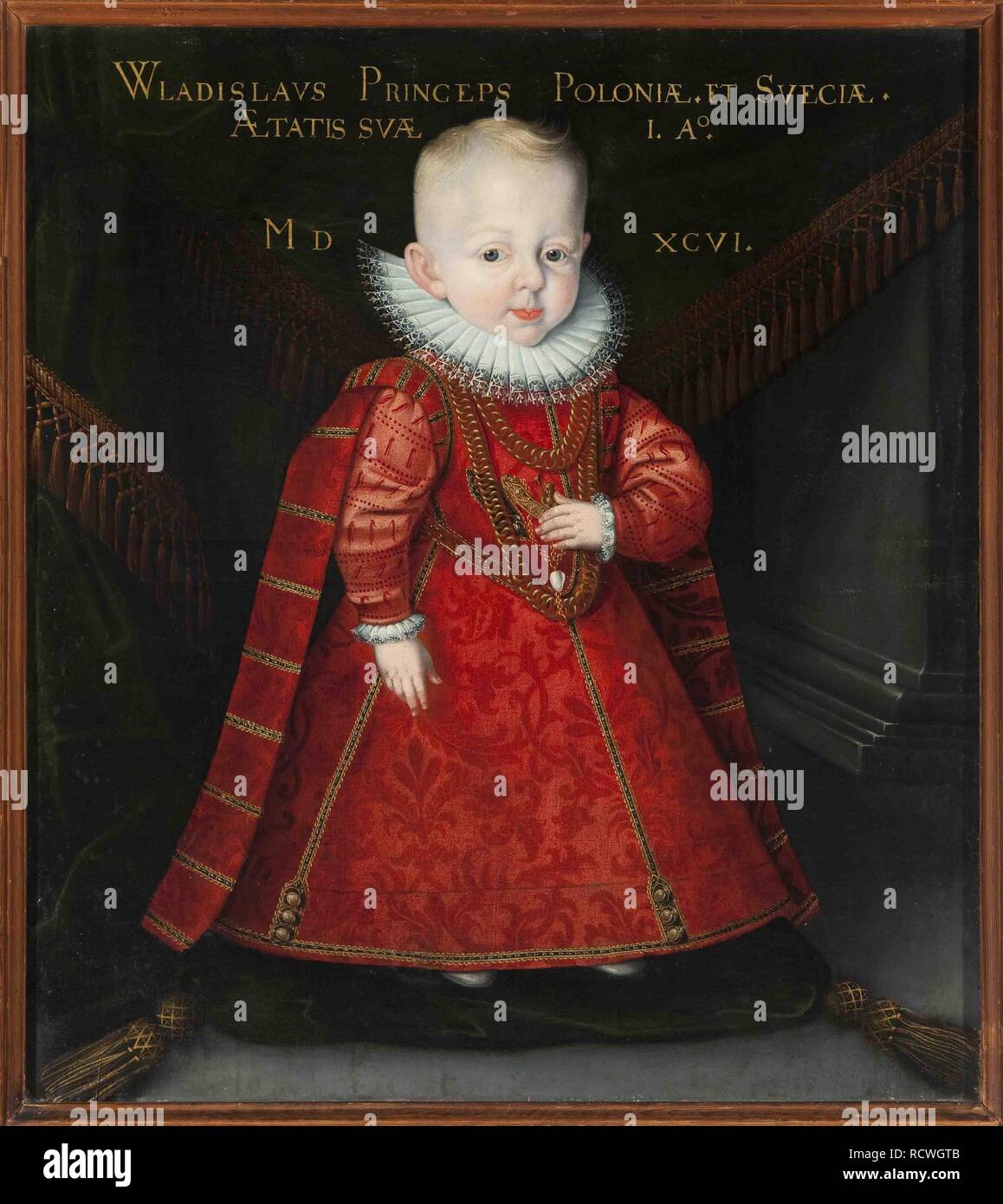 Portrait de Wladyslaw Vasa (1595-1648), fils du roi Sigismond III de Pologne. Musée : Monasterio de las Descalzas Reales, Madrid. Auteur : Kober, Martin. Banque D'Images