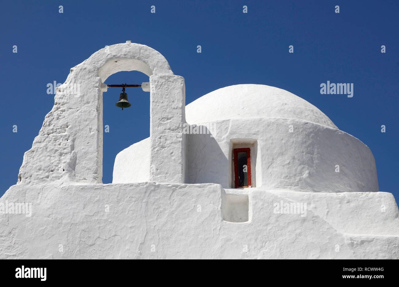 Église de Panagia Paraportiani, dans la vieille ville de Mykonos, Grèce, Europe Banque D'Images