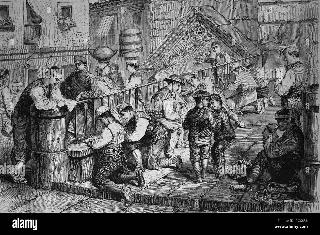 Lettre Espagnole Banque D Images Noir Et Blanc Alamy