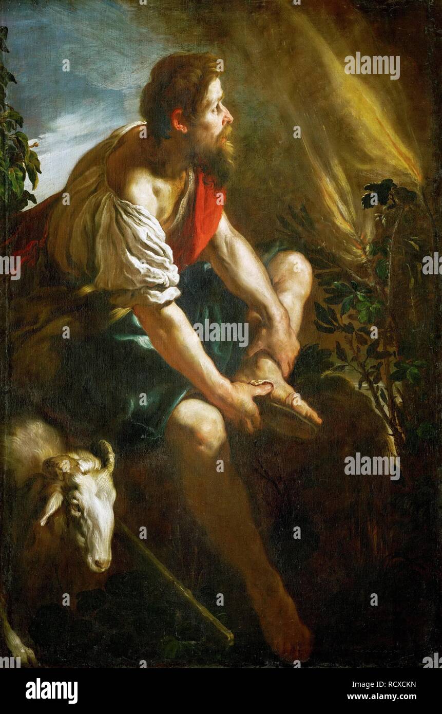 Moïse Et Le Buisson Ardent Banque d'image et photos Alamy