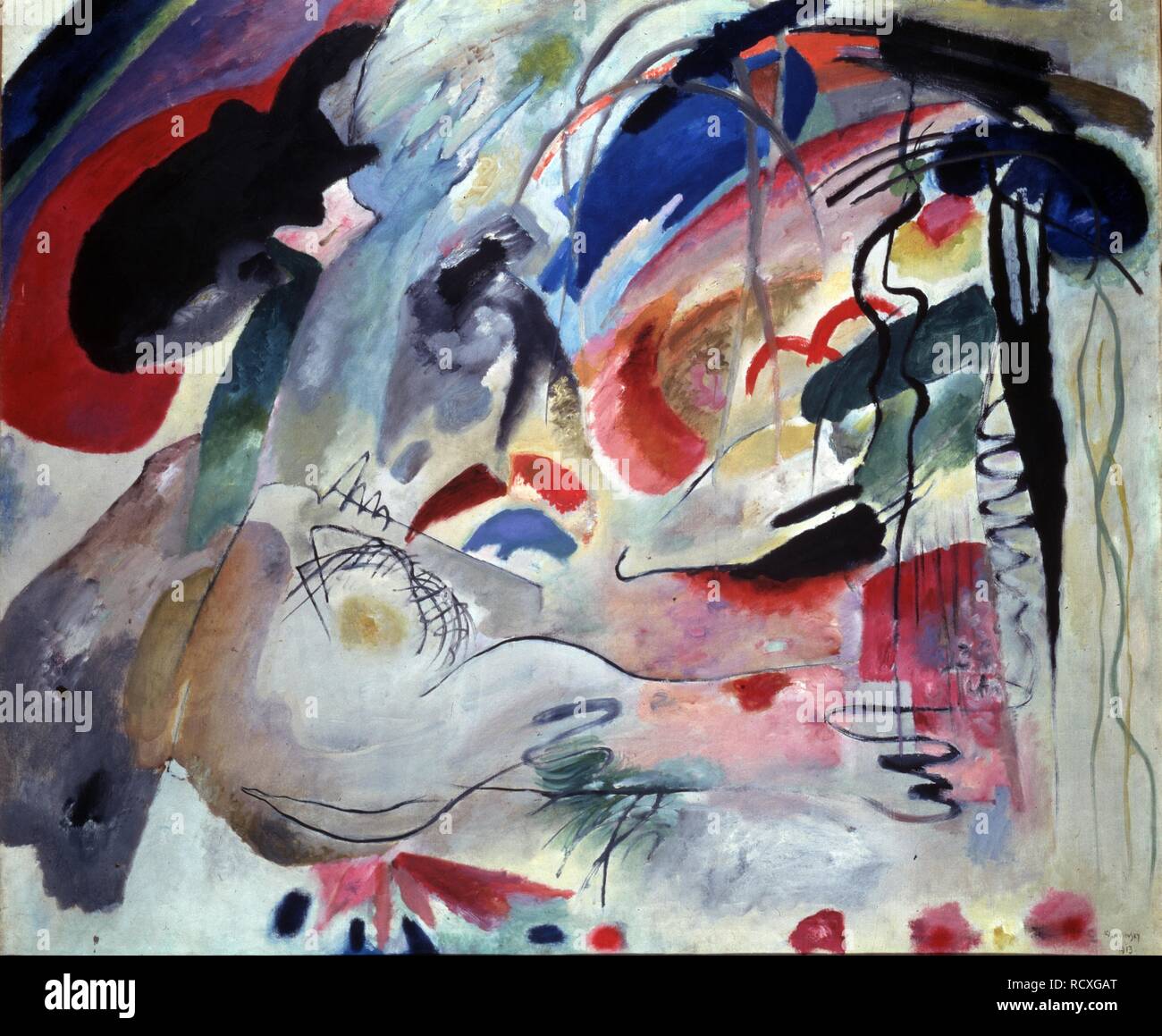 34 L'improvisation. Musée : Musée d'art de l'État République de Tatarstan Kazan. Auteur : Kandinsky, Vassily Vassilievitch. Banque D'Images