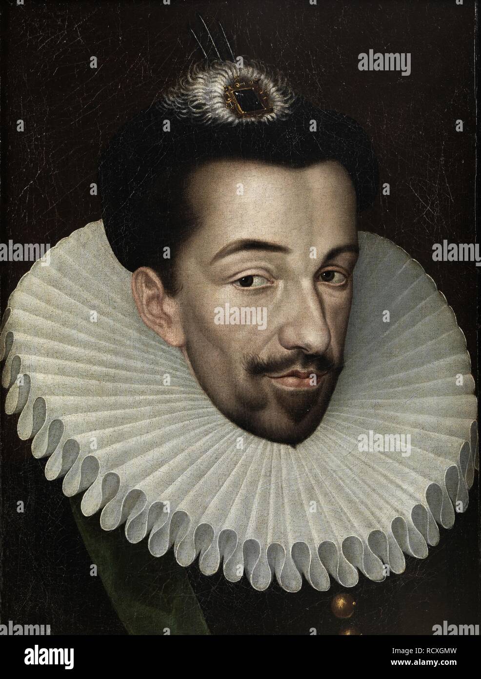 Portrait de Henri III de France, roi de Pologne et Grand-Duc de Lituanie. Musée : collection privée. Auteur : Quesnel, François. Banque D'Images