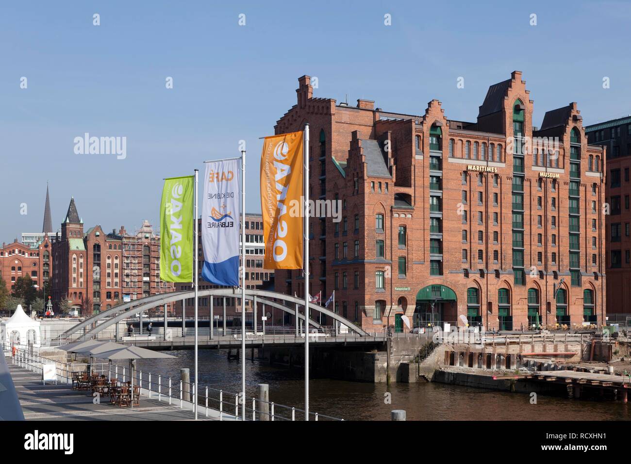 Musée Maritime, Speicherstadt, quartier d'entrepôts, Hambourg Banque D'Images
