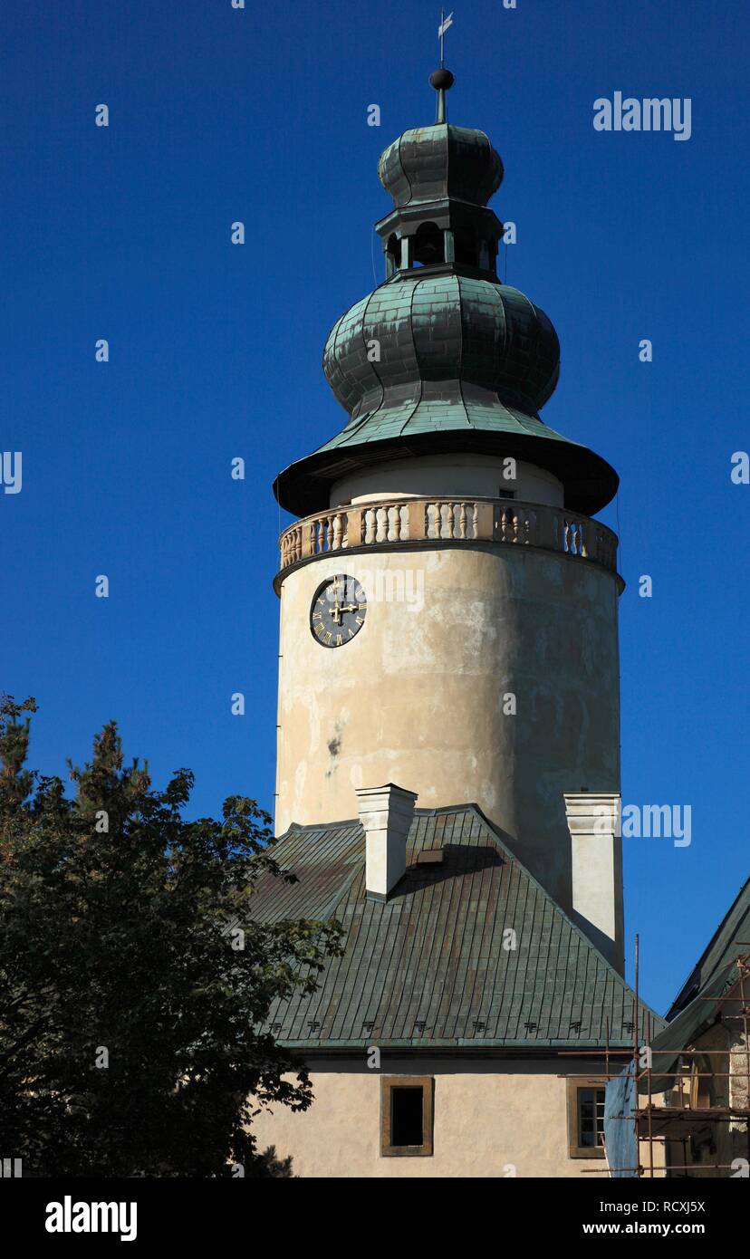 Château Lemberk près de Jablonne v Podjestedi, Liberec, au nord de la Bohême, la Bohême, République Tchèque, Europe Banque D'Images