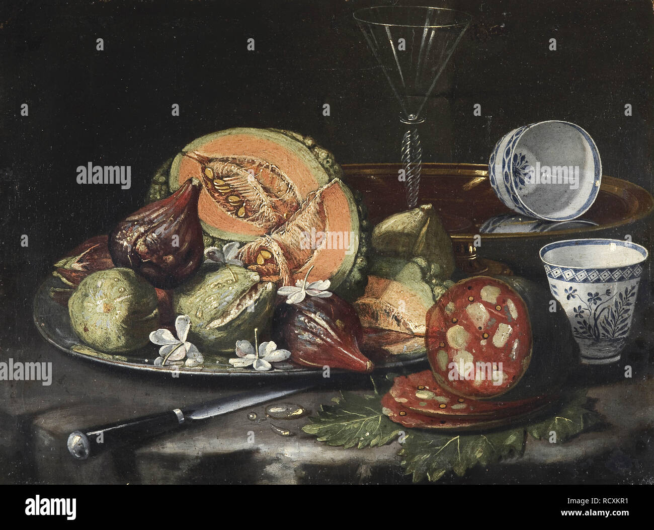 La vie encore. Musée : Fondation Custodia. Auteur : Monari (Cristoforo Munari),. Banque D'Images