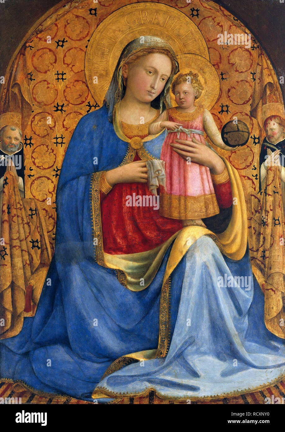 mort-de-la-vierge-fra-angelico-banque-de-photographies-et-d-images