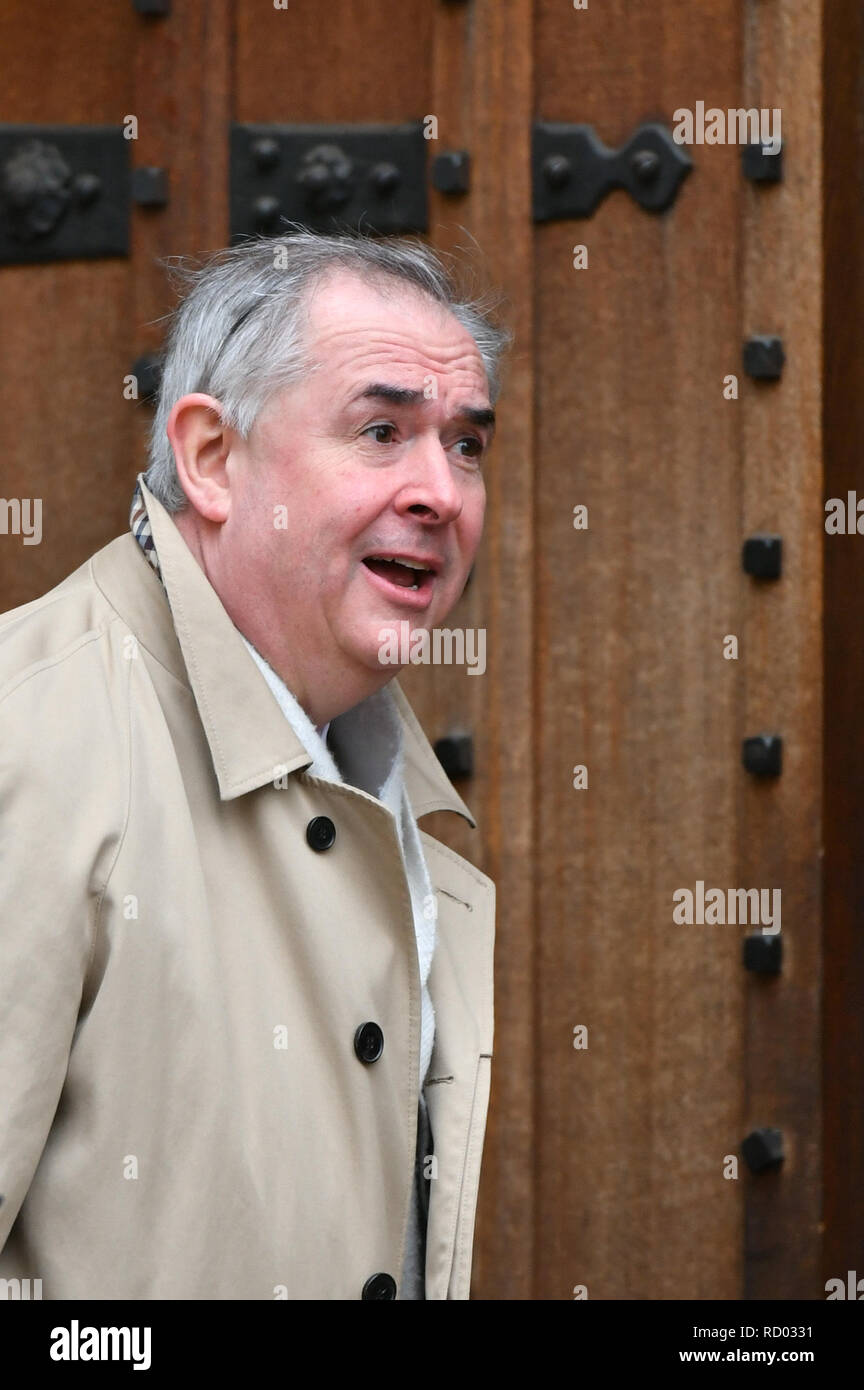 Procureur général Geoffrey Coin Westminster, Londres, en amont d'une motion de défiance à l'égard du gouvernement en débat au parlement. Banque D'Images