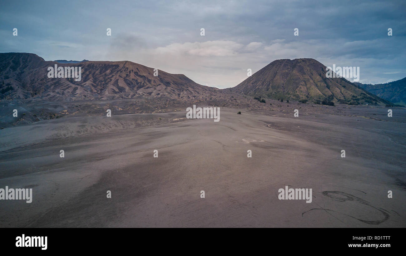 Le Mont Bromo, Malang, Java Est, Indonésie Banque D'Images