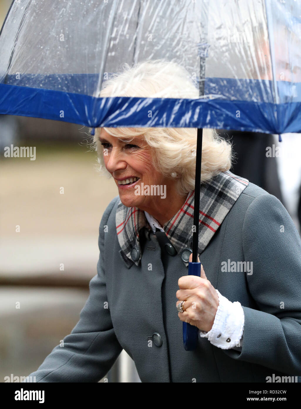 La duchesse de Cornwall, connue sous le nom de duchesse de Rothesay après une visite à l'école de médecine, de sciences médicales et de nutrition de l'Université d'Aberdeen. Banque D'Images