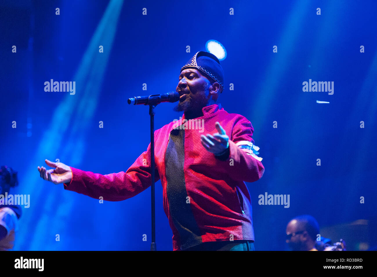 Jimmy Cliff sur la scène du festival 2018 théorie barbu Banque D'Images