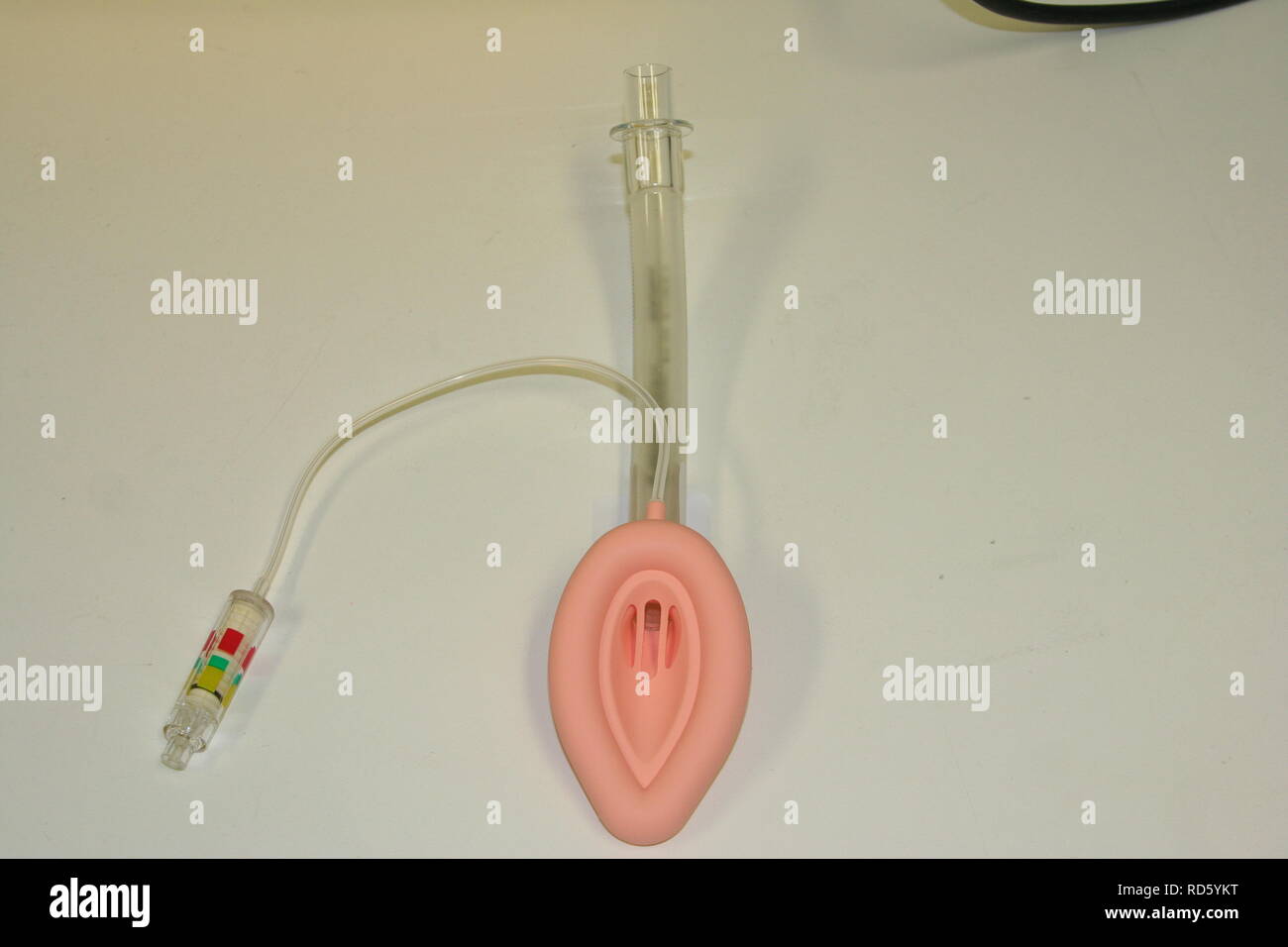 Masque laryngé dispositif aérien Banque D'Images
