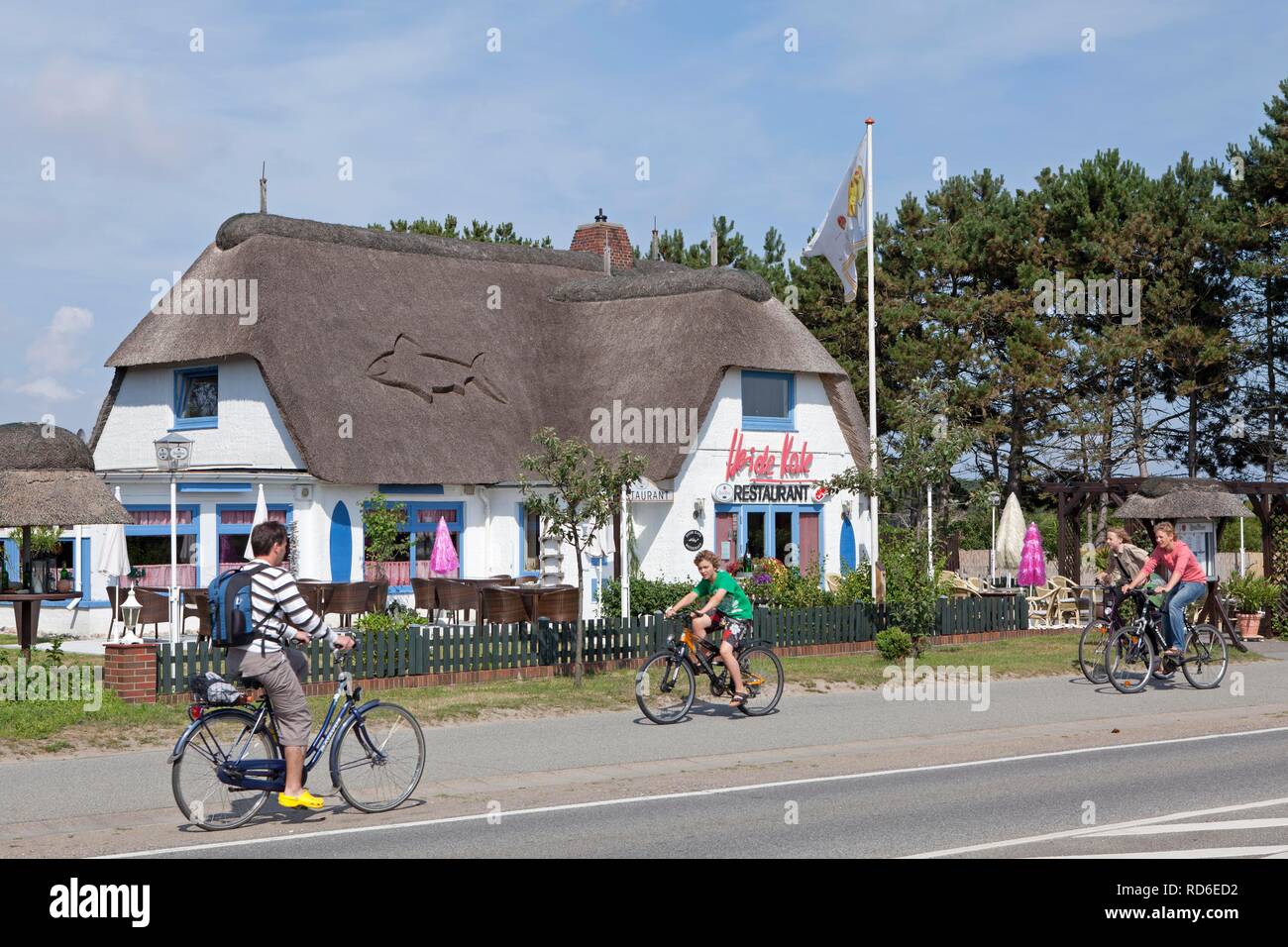 Restaurant Heide Kate, Amrum Island, au nord de la Frise, Schleswig-Holstein, PublicGround Banque D'Images