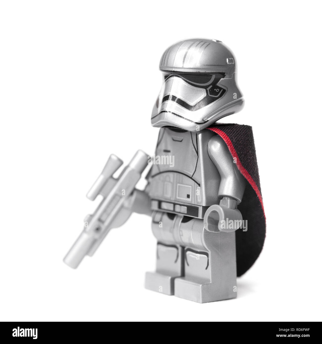 Russe, SAMARA, 16 janvier 2018. Constructeur Lego Star Wars. Première commande Capitaine de Phasma Banque D'Images