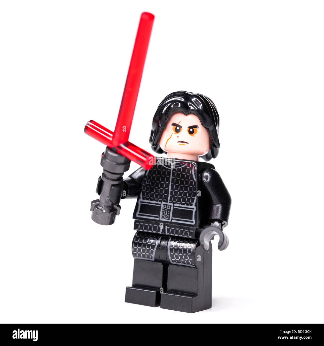 Russe, le 15 janvier 2019. LEGO STAR WARS. Kylo Ren mini-personnages de Lego Star Wars Banque D'Images